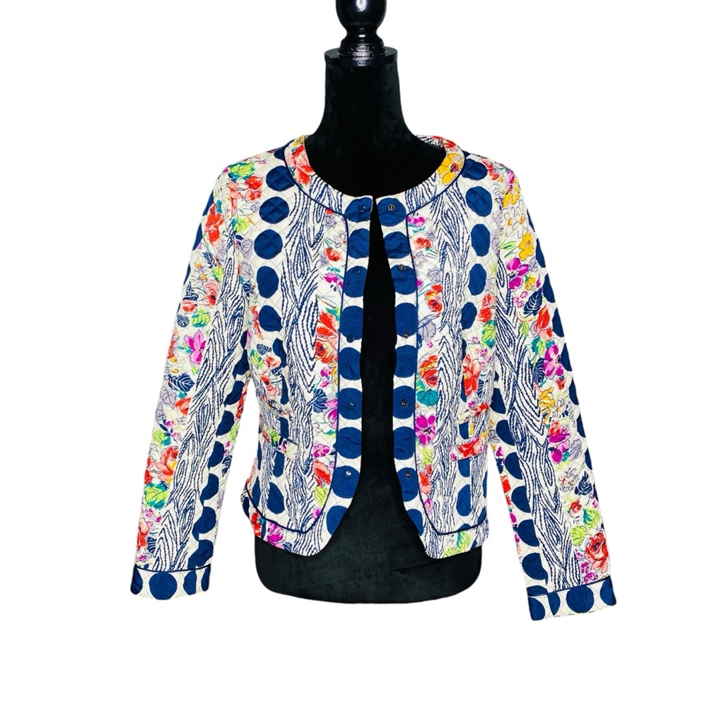 Anthropologie Multicolor Floral Jacket